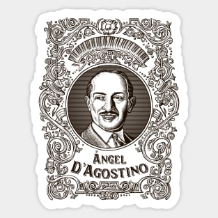 Ángel D'Agostino (in black) Sticker